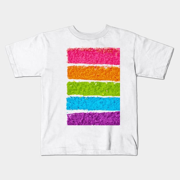 Everything is Cake - I am Rainbow Cake Kids T-Shirt by PinnacleOfDecadence